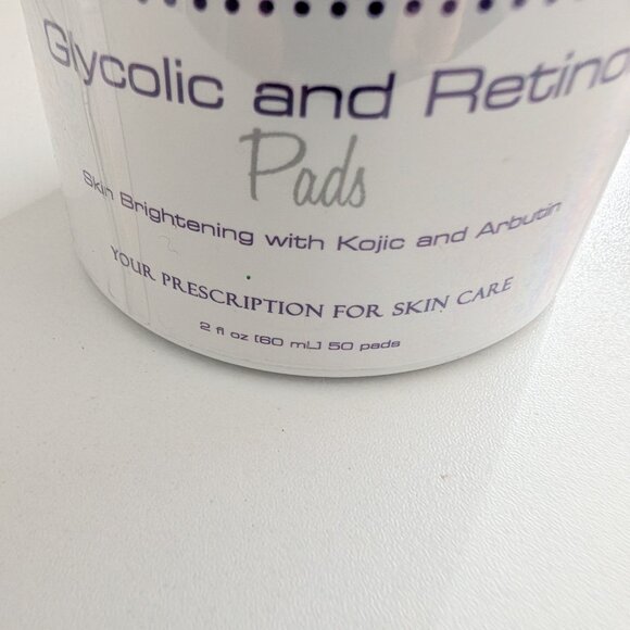 Skin Script Glycolic and Retinol Pads SEALED 50 Pads 2 oz/ 60 ml - Picture 6 of 6